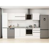 Alvinka 310X210 cm High Gloss Mutfak Dolabı MB-E90B40S60-2 Beyaz - Suntalam