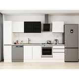 Alvinka 310X210 cm High Gloss Mutfak Dolabı MB-E90B40S60-3 Beyaz - Suntalam