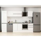 Alvinka 310X210 cm High Gloss Mutfak Dolabı MB-E90B50S50-2 Beyaz - Suntalam