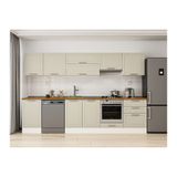Alvinka 310X210 Cm Klasik Mebran Mutfak Dolabı, M E80S50S60 1 Mebran Kumtaşı Suntalam