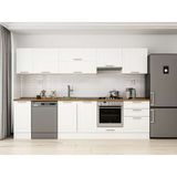 Alvinka 310X210 cm Klasik Mebran Mutfak Dolabı M-E90S40S60-1 Beyaz - Mdf