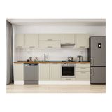 Alvinka 310X210 Cm Klasik Mebran Mutfak Dolabı, M E90S40S60 1 Mebran Kumtaşı Mdf