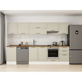 Alvinka 310X210 cm Klasik Mebran Mutfak Dolabı M-E90S50S50-1 Kumtaşı - Mdf