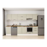 Alvinka 310X210 Cm Klasik Mebran Mutfak Dolabı, M E90S50S50 1 Mebran Kumtaşı Suntalam