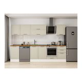 Alvinka 310X210 Cm Klasik Mebran Mutfak Dolabı, M E90S50S50 2 Mebran Kumtaşı Suntalam