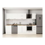 Alvinka 310X210 Cm Klasik Mebran Mutfak Dolabı, M E90S60S40 2 Mebran Beyaz Suntalam
