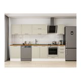 Alvinka 310X210 Cm Klasik Mebran Mutfak Dolabı, M E90S60S40 2 Mebran Kumtaşı Mdf