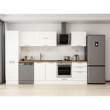 Alvinka 310X210 cm Klasik Mebran Mutfak Dolabı MB-E80B50S60-2 Beyaz - Mdf