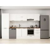 Alvinka 310X210 cm Klasik Mebran Mutfak Dolabı MB-E80B60S50-1 Beyaz - Mdf