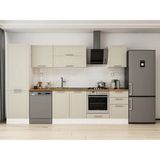 Alvinka 310X210 cm Klasik Mebran Mutfak Dolabı MB-E80B60S50-2 Kumtaşı - Suntalam
