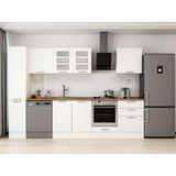 Alvinka 310X210 cm Klasik Mebran Mutfak Dolabı MB-E90B40S60-3 Beyaz - Suntalam