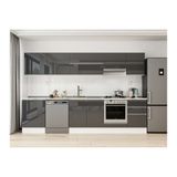 Alvinka 310X210 Cm Mutfak Dolabı, M E80S60S50 1 Antrasit Mdf