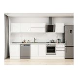 Alvinka 310X210 Cm Mutfak Dolabı, M E80S60S50 2 Beyaz Mdf