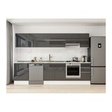 Alvinka 310X210 Cm Mutfak Dolabı, M E90S60S40 1 Antrasit Suntalam