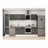 Alvinka 310X210 Cm Mutfak Dolabı, Mb E90B40S60 2 Antrasit Mdf
