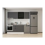 Alvinka 310X220 cm Mbr_b Mutfak Dolabı Antrasit - Mdf