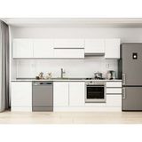 Alvinka 315X210 cm High Gloss Mutfak Dolabı M-E90S60S45-1 Beyaz - Suntalam
