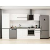 Alvinka 315X210 cm High Gloss Mutfak Dolabı MB-E90B60S45-2 Beyaz - Suntalam