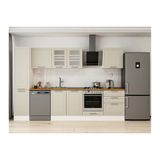 Alvinka 315X210 Cm Klasik Mebran Mutfak Dolabı, Mb E90B45S60 3 Mebran Kumtaşı Suntalam