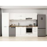 Alvinka 315X210 cm Klasik Mebran Mutfak Dolabı MB-E90B60S45-1 Beyaz - Mdf