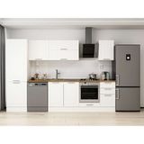 Alvinka 315X210 cm Klasik Mebran Mutfak Dolabı MB-E90B60S45-2 Beyaz - Suntalam