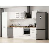 Alvinka 315X210 cm Klasik Mebran Mutfak Dolabı MB-E90B60S45-3 Beyaz - Suntalam