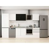 Alvinka 320X210 cm High Gloss Mutfak Dolabı MB-E80B60S60-3 Beyaz - Suntalam