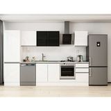 Alvinka 320X210 cm High Gloss Mutfak Dolabı MB-E90B60S50-3 Beyaz - Suntalam