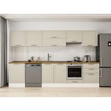 Alvinka 320X210 cm Klasik Mebran Mutfak Dolabı M-E80S60S60-1 Kumtaşı - Suntalam