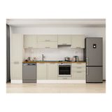 Alvinka 320X210 Cm Klasik Mebran Mutfak Dolabı, Mb E90B50S60 1 Mebran Kumtaşı Mdf