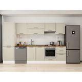 Alvinka 320X210 cm Klasik Mebran Mutfak Dolabı MB-E90B60S50-1 Kumtaşı - Mdf