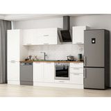 Alvinka 320X210 cm Klasik Mebran Mutfak Dolabı MB-E90B60S50-2 Beyaz - Mdf