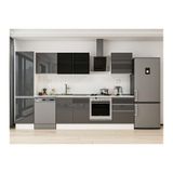 Alvinka 320X210 Cm Mutfak Dolabı, Mb E90B50S60 3 Antrasit Suntalam
