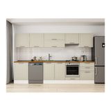 Alvinka 330X210 Cm Klasik Mebran Mutfak Dolabı, M E90S60S60 1 Mebran Kumtaşı Suntalam