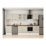 Alvinka 330X210 Cm Klasik Mebran Mutfak Dolabı, M E90S60S60 3 Mebran Kumtaşı Suntalam