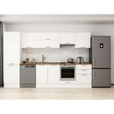 Alvinka 330X210 cm Klasik Mebran Mutfak Dolabı MB-E90B60S60-1 Beyaz - Suntalam