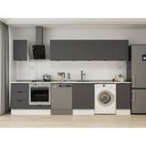 Alvinka 330X210 cm Mbr_b Mutfak Dolabı Antrasit - Mdf