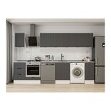 Alvinka 330X210 Cm Mbr_B Mutfak Dolabı, Antrasit Suntalam