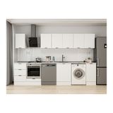 Alvinka 330X210 Cm Mbr_B Mutfak Dolabı, Beyaz Suntalam