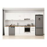 Alvinka 365X222 Cm Klasik Mebran Mutfak Dolabı, Mb E80S40S45 1 Mebran Beyaz Suntalam