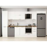 Alvinka 365X222 cm Klasik Mebran Mutfak Dolabı MBB-E80B45S40-2 Beyaz - Mdf