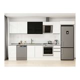Alvinka 365X222 Cm Mutfak Dolabı, Mb E80S45S40 3 Beyaz Mdf