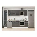 Alvinka 365X222 Cm Mutfak Dolabı, Mbb E80B45S40 2 Antrasit Suntalam