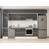 Alvinka 365X240 cm High Gloss Mutfak Dolabı MBB-E80B45S40-1 Antrasit - Suntalam