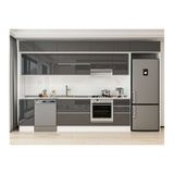 Alvinka 365X240 Cm Mutfak Dolabı, Mb E80S40S45 1 Antrasit Mdf