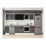 Alvinka 365X240 Cm Mutfak Dolabı, Mb E80S40S45 3 Antrasit Suntalam