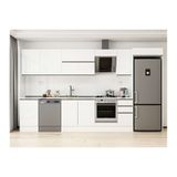 Alvinka 370X222 Cm Mutfak Dolabı, Mb E80S50S40 2 Beyaz Mdf