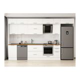 Alvinka 370X240 Cm Klasik Mebran Mutfak Dolabı, Mb E80S50S40 2 Mebran Beyaz Suntalam