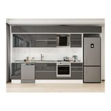 Alvinka 370X240 Cm Mutfak Dolabı, Mb E80S40S50 2 Antrasit Suntalam