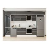 Alvinka 370X240 Cm Mutfak Dolabı, Mbb E80B50S40 2 Antrasit Suntalam